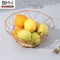 ราคา ตะกร้าผลไม้สแตนเลสสีทอง บีเอ็มดับเบิลยู ภาชนะใส่ผลไม้ที่ใส่ผลไม้สแตนเลส (40276702031)