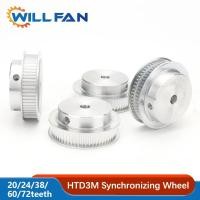 ราคา Will Fan HTD 3M-15 Wide 16mm Bore 8mm 20Teeth Timing Pulley Aluminum Synchronous Wheel Gear Pulley (40777337075)