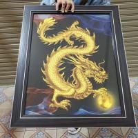 ราคา กรอบรูป มังกร รูปภาพมังกรทอง มังกรทอง รูปภาพมงคล ของขวัญ ของที่ระลึก (3218808524)