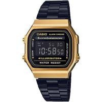 ราคา CASIO Standard นาฬิกาข้อมือ สีทอง/ดำ รุ่น A168WEGB-1BDF (440176513)