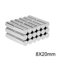 ราคา 1ชิ้น แม่เหล็กแรงสูง 8x20มิล ทรงกระบอก Magnet Neodymium 8x20mm แม่เหล็ก ขนาด 8*20มิล แม่เหล็กนีโอไดเมียม 8*20mm (7616999814)