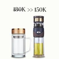ราคา Double Chambered Glass Double Wall ถ้วยชาแก้วคู่ (42626790039)