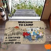 ราคา SUHU Camping Van Welcome Mat, Non-Slip Washable Door Mat, สี่เหลี่ยมผืนผ้าพรมตกแต่งบ้าน (29445241534)