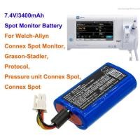ราคา IWGS OrangeYu 3400mAh Battery for Welch-Allyn Connex Spot Monitor,Grason-Stadler,Protocol,Connex Spot,Pressure unit Conn (20785014339)