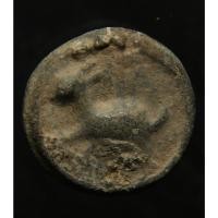 ราคา เหรียญสวยหายากอาณาจักรฟูนัน The Funan Kingdom silver coin is approximately 2000 years old. It is a rare item. (54454456703)