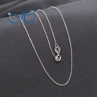 ราคา สร้อยคอ ตะขอก้ามปู ทองคำขาวแท้ ทอง18k Italy (75%) ลายยินตัน(สีทองขาว) มีใบรับประกันจากทางร้าน HIGEM (15261302356)