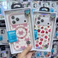 ราคา -Case MoBest ลายสตอเบอรี่ลายหัวใจ มาใหม่ มีที่ชาร์จไร้สาย สำหรับรุ่นIP17promax IP16promax IP17 (26144013315)