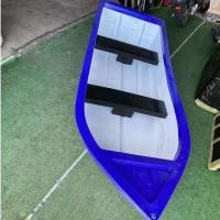 ราคา เรือพลาสติก2ที่นั่งรุ่นหัวแหลมท้ายตัดเรือพาย2คน (46660140523)