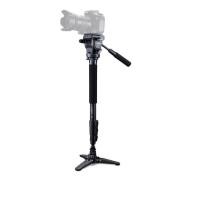ราคา Yunteng VCT-588 Pro Fluid Base Video Monopod cum ขาตั้งกล้องพร้อมหัวฟลูอิด หัวกระทะเอียงเรียบ (42530386048)