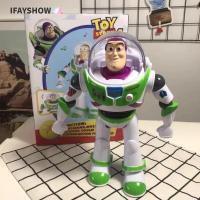 ราคา IFAYSHOW Buzz Lightyear ของเล่น, มีปีก Toy Story Buzz Lightyear Action Figure ของเล่น, การ์ตูนแสงและเสียงหุ่นยนต์เดินไฟฟ้าของขวัญวันเกิด (54113698237)