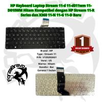 ราคา แป้นพิมพ์ HP แล็ปท็อป Stream 11-d 11-d011wm 11-D010WM สีดํา เข้ากันได้กับ HP Stream 11-R Series และ X360 11-N 11-G 11-D - ใหม่ (51161593376)