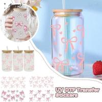 ราคา ANXSUN3KD UV DTF Transfer Sticker, Smooth Waterproof Wrap Sticker, Water Bottles Sticker For 16Oz Glass Cup (50214266063)