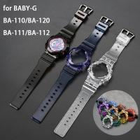 ราคา ﻿ เคส + สายรัดสําหรับ Casio BABY-G BA-110 BA-120 BA-130 BA-111 BA-112 โปร่งใสกีฬาเรซิ่นนาฬิกา Band สร้อยข้อมือเกราะป้องกัน (49812897878)