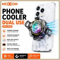 ราคา [Hot] Moxom MX-CP06 Phone Cooler Mobile Wired Cooler Fan Phone Gaming Cooler Magnetic Cooling Fan CP06 Moxom Cooler Fan (55362717214)
