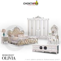 ราคา ชุดห้องนอนวินเทจ หลุยส์ เจ้าหญิง เซ็ต7ชิ้น (Platinum White Series) รุ่น OLIVIA-I [Pick Collection] (21027402682)