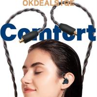 ราคา OKDEALS1QE 3.5 มม.ถึงสาย MMCX, Plug and Play Lossless Sound 4 Strands ทอสายหูฟัง,สายป้องกันการรบกวนสําหรับ SE535 UE900 สําหรับ TINHIFI T2 สําหรับ WESTONE ES10 (57911975106)