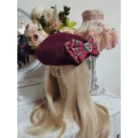 ราคา หมวกเบเร่ต์ lolita สีแดง (29513940654)