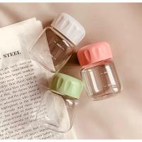 ราคา ขวดน้ำ ขวดแก้วน้ําขนาดเล็ก แบบพกพา ชงชาเขียว• นม •โกโก้•กาแฟ หรือ ใส่ชาเขียว• นม• โกโก้• กาแฟได้ (28708188623)