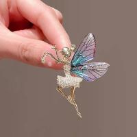 ราคา T & O 1 PC ผู้หญิงเข็มกลัดแฟชั่นสไตล์น่ารัก Elf แมลง Crystle ปีก Lapel Pins เครื่องประดับหรูหราอุปกรณ์เสริม Party (40232574322)