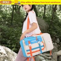 ราคา POLI กระเป๋าเดินทาง,กระเป๋าเป้สะพายหลังเดินป่ามัลติฟังก์ชั่นน้ําหนักเบากลางแจ้ง,แฟชั่นกระเป๋าสะพายไหล่กันน้ําความจุขนาดใหญ่สําหรับผู้หญิงผู้ชาย (54713173001)