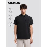 ราคา Salomon salmon Outdoor Mens Trend Casual Commuter Short-Sleeved POLO Shirt PL WOVEN POLO M (48861472674)