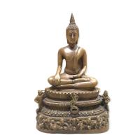 ราคา พระพุทธนิมิตรพิชิตมาร ฐานพระแม่ธรณี กว้าง 8นิ้ว สูง 12นิ้ว (20285599794)