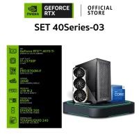 ราคา NVIDIA® Gamer Set 40Series-03| GEFORCE RTX™ PCs | MSI GEFORCE RTX™ 4070Ti VENTUS 3X 12G OC / INTEL CPU CORE I7-13700F (19478424437)