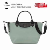ราคา [Luxuco] กระเป๋าถือ Longchamp Energy S Vervain Canvas Nylon (45362291839)