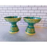 ราคา พานเจ้านาง ไผ่ขดลายคราม (23230672741)
