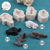 ราคา (พร้อมส่ง) แม่พิมพ์ซิลิโคนสามมิติ พิมพ์ช็อคโกแลต วุ้น ฟองดอง ขนม แม่พิมพ์สัตว์ พิมพ์เต่า จระเข้ ปลาฉลาม หมีขั้วโลก (27314329968)