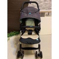 ราคา รถเข็นเด็ก Aprica รุ่น Chocolate 680 ลายจุดสีดำฟ้า (10158862464)