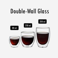 ราคา แก้วสองชั้น Double-Wall Glass แก้วกาแฟ (9541292847)