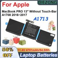 ราคา 11.4V 4781mAh/54.5Wh A1713 แบตเตอรี่สําหรับ Apple MacBook PRO 13 "ไม่มี Touch-Bar A1708 2016 ~ 2017 แบตเตอรี่แล็ปท็อป (52210635061)