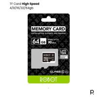 ราคา หน่วยความจํา Micro SD ROBOT 4gb 8gb 16gb 32gb 64gb / การ์ดหน่วยความจําที่เก็บข้อมูลโทรศัพท์มือถือ sd mmc (55506571909)
