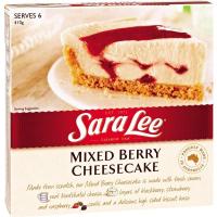 ราคา ซาร่าลีมิกซ์เบอร์รี่ชีสเค้กแช่แข็ง 410กรัม Saralee Mixed Berry Frozen Cheesecake 410g. [หมายเลขบาร์โค้ด 9310135020417] (58012717857)
