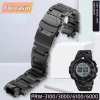 ราคา For Casio G-Shock PROTREK PRW-3100/6000/6100/3000 PRG-300 modified plastic steel composite watchband Wrist strap accessories (45159491489)