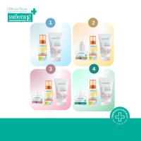 ราคา [แพ็คสุดคุ้ม] Smooth E Protect Clear Solution Set เซ็ตเวชสำอางทำความสะอาดและบำรุงครอบคลุมผิวหน้าทุกจุด (55207604795)