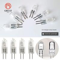 ราคา GREAT 5 ชิ้น G4 G5.3 G9 หลอดฮาโลเจน, ไฟหลอดฮาโลเจนหรี่แสงได้ 12V/220V, 2023 10W 20W 35W 40W จําลองไฟ (51163218716)