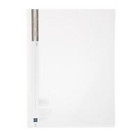ราคา แฟ้มเจาะพลาสติก A4 สีขาว Xing 1114/A4 white plastic drilling file Xing 1114 (6455841785)