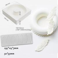 ราคา ขนนก ฉ ออนดานท์ ลูกไม้เบาะตกแต่งเค้กช็อคโกแลตซิลิโคนแม่พิมพ์ (50110284843)