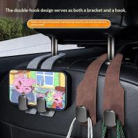 ราคา Car hanging hooks are made of metal decorated with diamonds and suede. Used for the headrests of the back seats of cars. (49664006251)