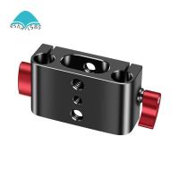ราคา Eshai585 อลูมิเนียมอัลลอยด์ Dual 15 มม.วงเล็บยึดเสา 1/4 3/8 หลุมสําหรับขาตั้งกล้องฐานยึดแผ่น (54711975454)