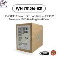 ราคา 781516-B21 HP 600GB 2.5-inch SFF SAS 12Gb/s 10K RPM Enterprise (ENT) Hot-Plug Hard Drive ฮาร์ดดิสก์ (28278176069)