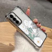 ราคา ปลอก Hp Untuk Samsung A56 5G A36 5G A26 5G A37 5G กรณี Peony สีขาวคลาสสิกสไตล์จีนสไตล์ Kasing Breathable Cesing ถุงลมนิรภัยKesing ซิลิโคน air กระเป๋า Softcase (54863219700)