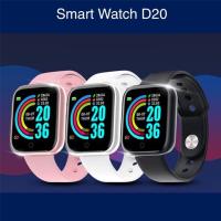 ราคา Smart watch D20 นาฬิกา สมาร์ทวอท ดี20 สีดำ สีชมพ (6938005824)
