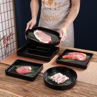 ราคา ร้านบาร์บีคิวจานพิเศษสี่เหลี่ยมเมลามีนพลาสติกลายไม้สร้างสรรค์หม้อไฟจานจานบาร์บีคิวญี่ปุ่นบนโต๊ะอาหารเชิงพาณิช (47963016608)
