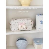 ราคา Rain Song Bear Sweetheart Storage Bag Original New Style High-value Large-capacity Cosmetic Bag Outing Portable Storage Bag (49964143708)