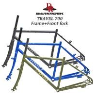 ราคา เฟรมจักรยานทัวร์ริ่ง DARKROCK TRAVEL 700 Touring Frameset สำหรับล้อ 700c/27.5" เฟรมคุณภาพ ในราคาย่อมเยาว์ (24616201867)