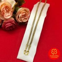 ราคา สร้อยคอทองเหลืองโบราณลายสี่เสาคั่นหัวจรวดพ่นทราย ความยาว 20, 24 นิ้ว งานทองเหลืองแท้ งานดิบไม่ได้ชุบ พร้อมส่ง (41428170470)