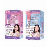 ราคา (กล่องx6) Smooto สมูทโตะ ผิวไบร์ท - ผิวโกลว์ แอนด์ คูล บอดี้ โลชั่น (46805968293)